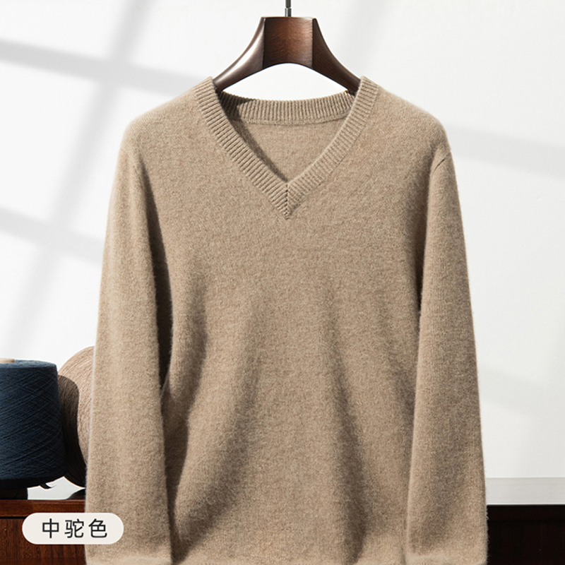 Resin Vat - Pull en cachemire épais pour homme,