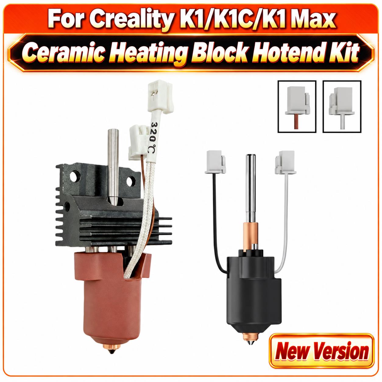 High Flow Ceramic Hotend - Kit Hotend avec bloc chauffant en