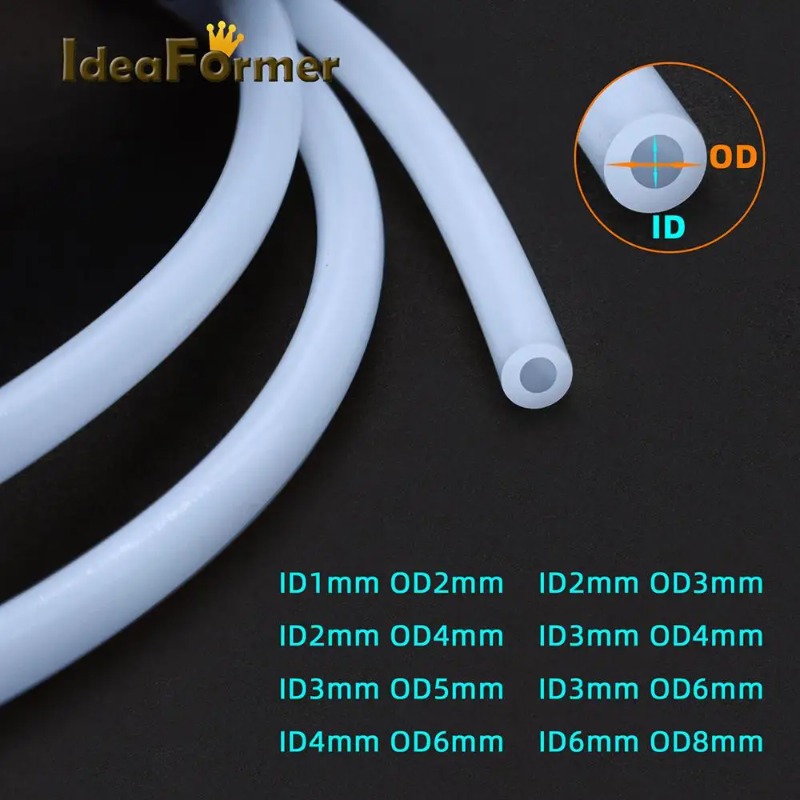 Bowden Tube - Tube en téflon PTFE blanc pour