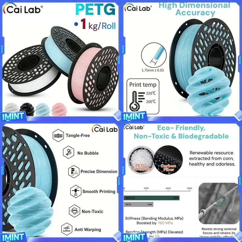 Filament PETG CaiLab 1 kg, 1,7 - Filament 1.75 avis et prix