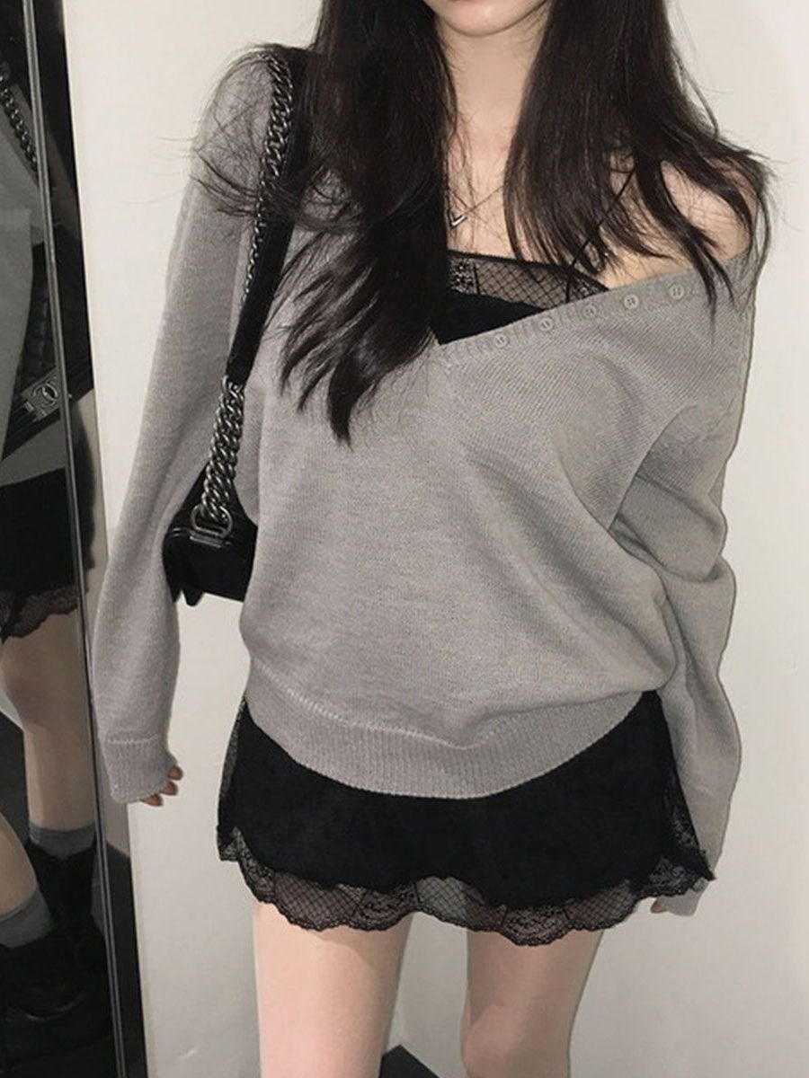 Pull en maille à manches longu - Resin Vat avis et prix