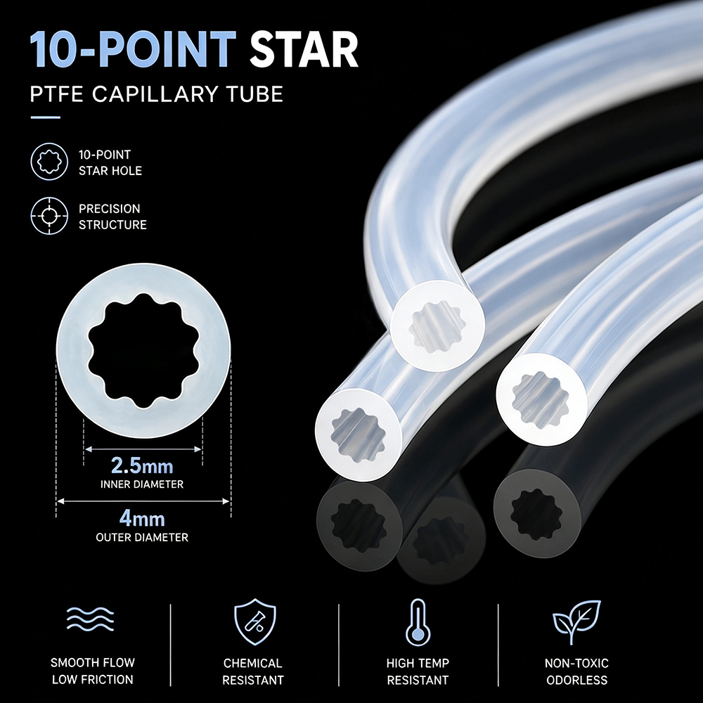 Tube en PTFE en forme d'étoile - Bowden Tube avis et prix