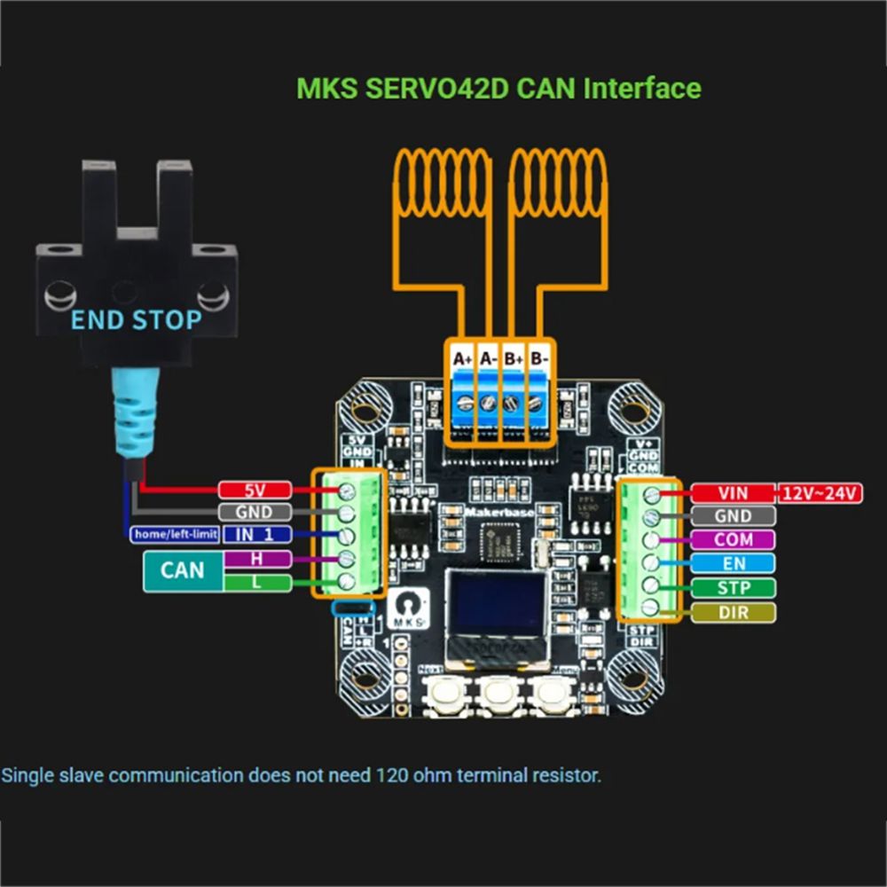 [AC18 Digital]/SERVO42D 40 CAN - Closed Loop Stepper Motor Nema 17 avis et prix