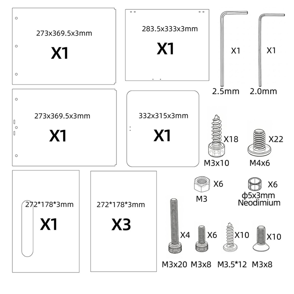 [PACK ÉCONOMIQUE] Kit d'encein - Enclosure 3D Printer avis et prix