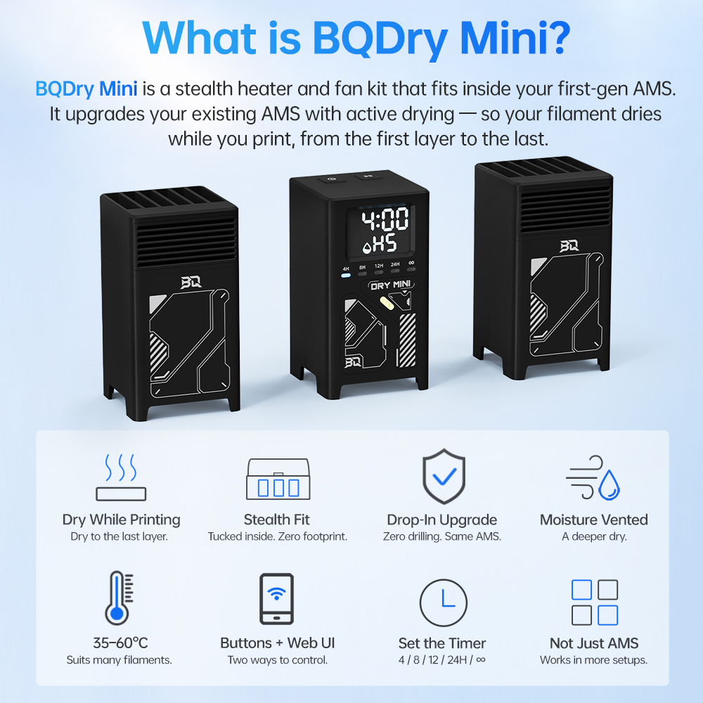 Séchoir à filament Biqu BQDry  - Enclosure 3D Printer avis et prix